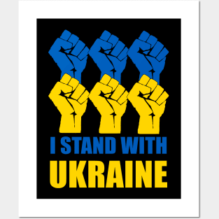 I stand with Ukraine Posters and Art